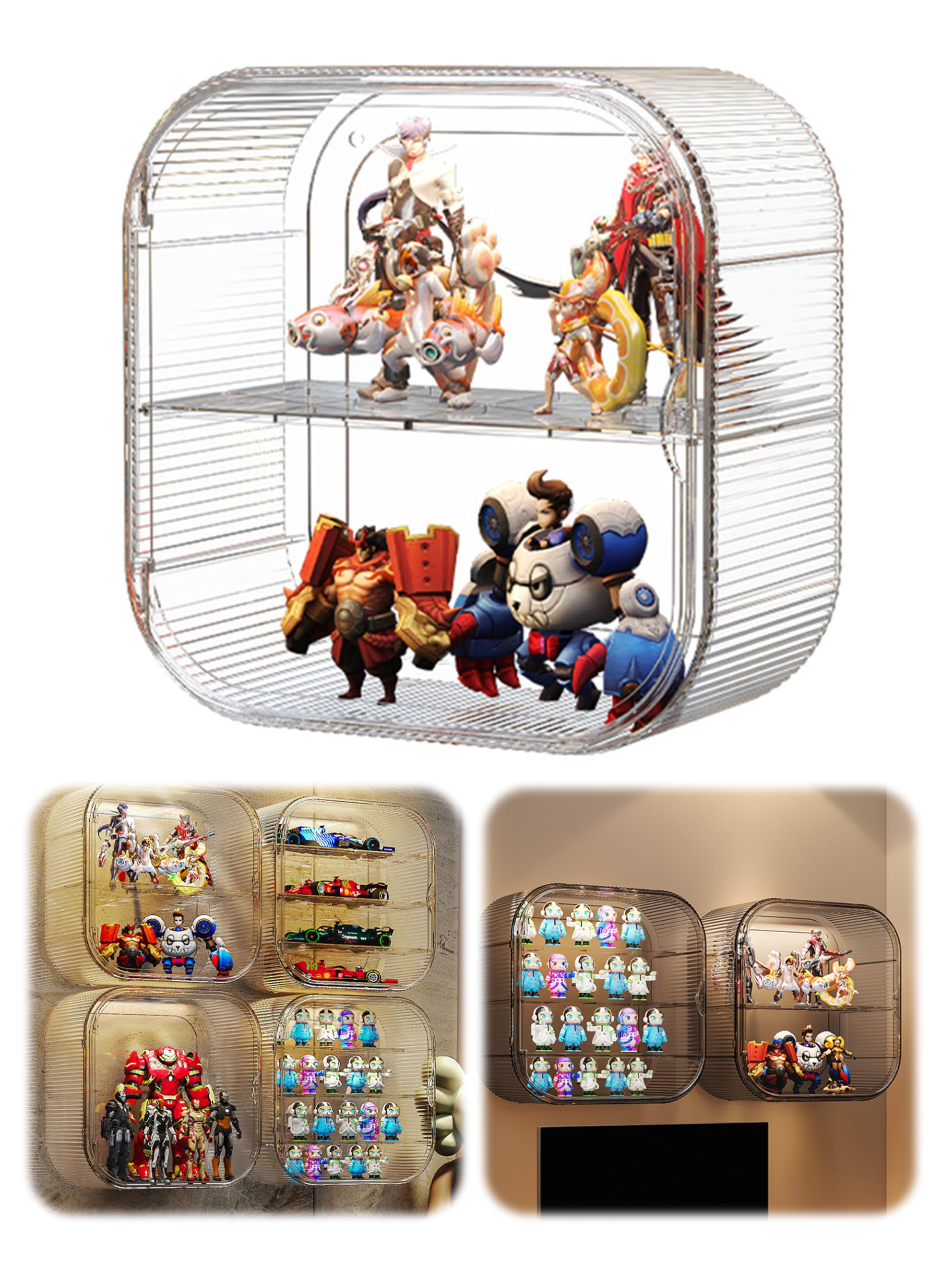 Amazon.co.jp: AAGWW フィギュアケース コレクションケース 壁掛け